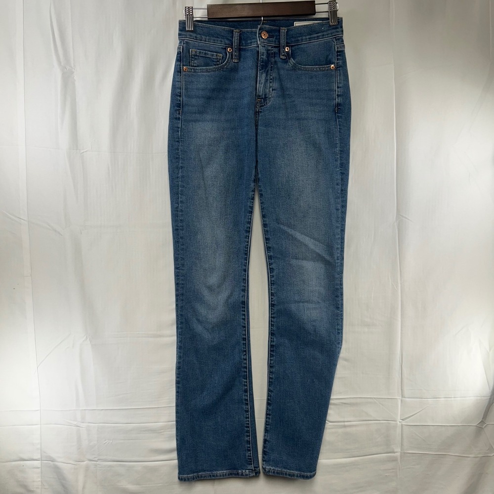 Gap Baby Boot Jeans Womens 26/2 Blue Mid Rise Stretch Denim Regular Inseam